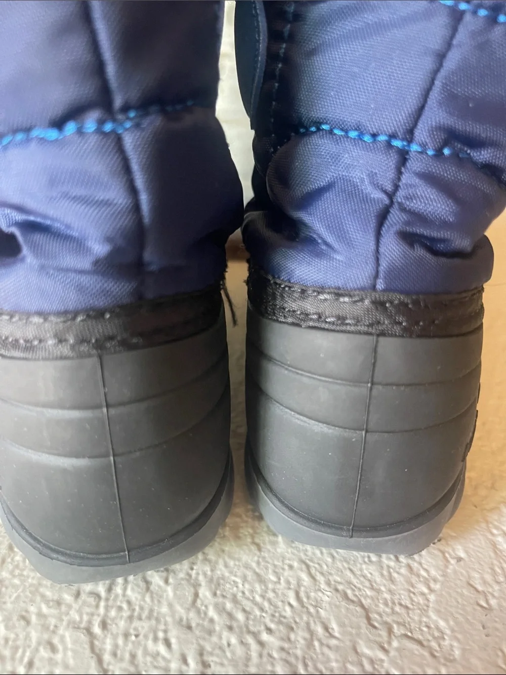Kamik Kids Navy and Bright Blue Winter Boots